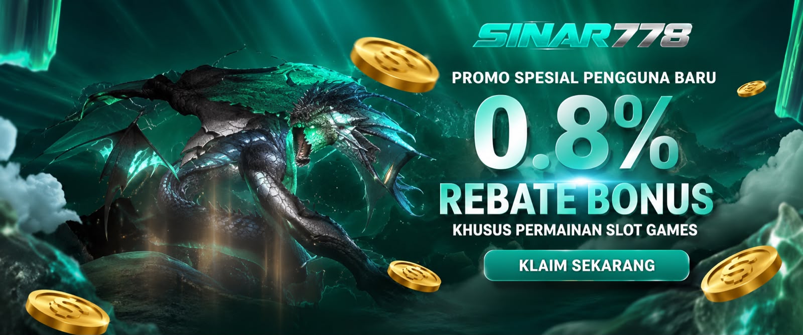 BONUS ROLLINGAN SLOT 0.8% SETIAP HARI