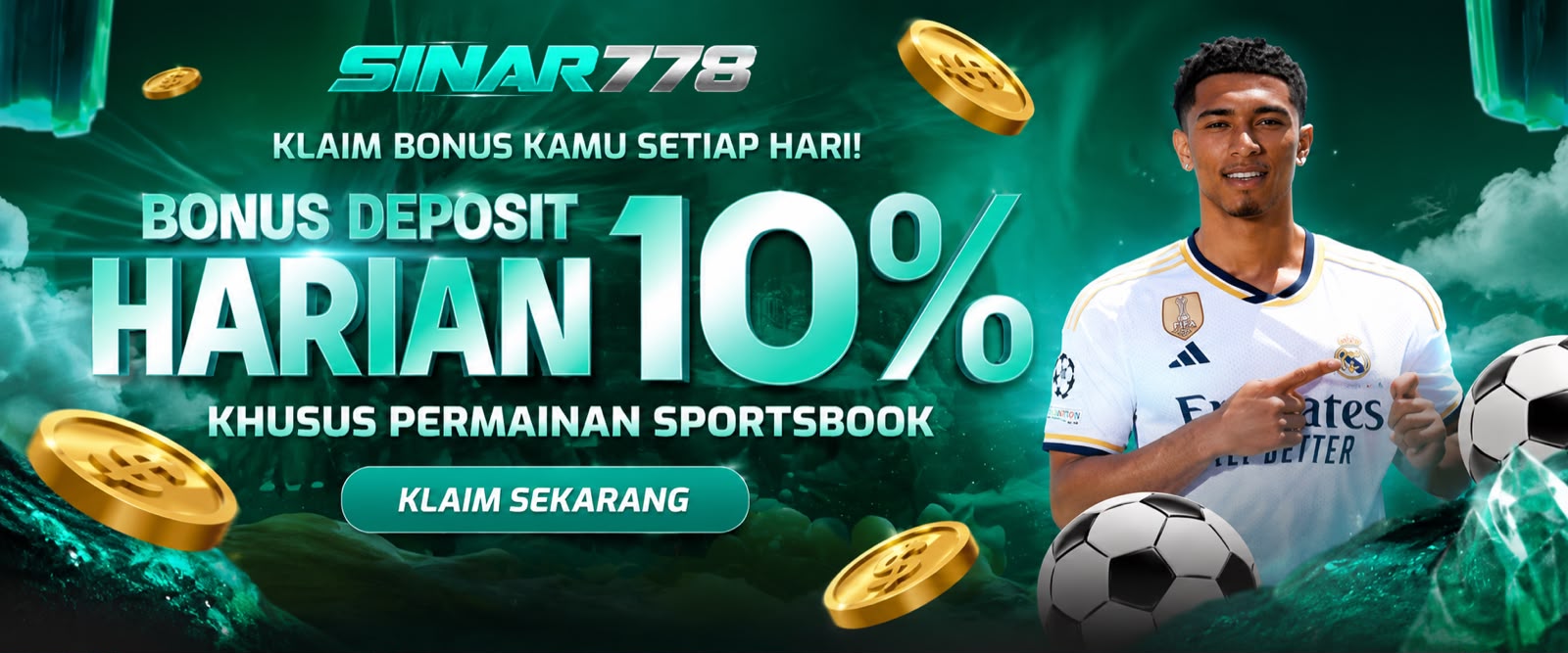 BONUS HARIAN 10% (SPORTBOOK)