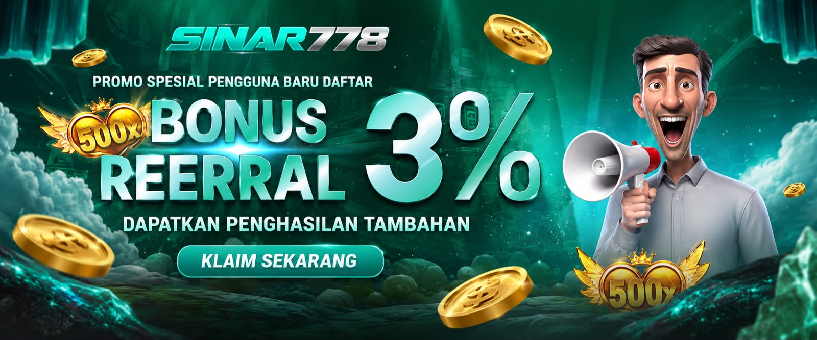 BONUS REFERRAL 3%